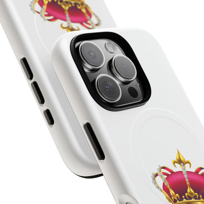 Crown Magnetic Phone Case - Royal Design, Tough Protection, Unique Gift, Elegant Phone Cover, Stylish Tech Accessory