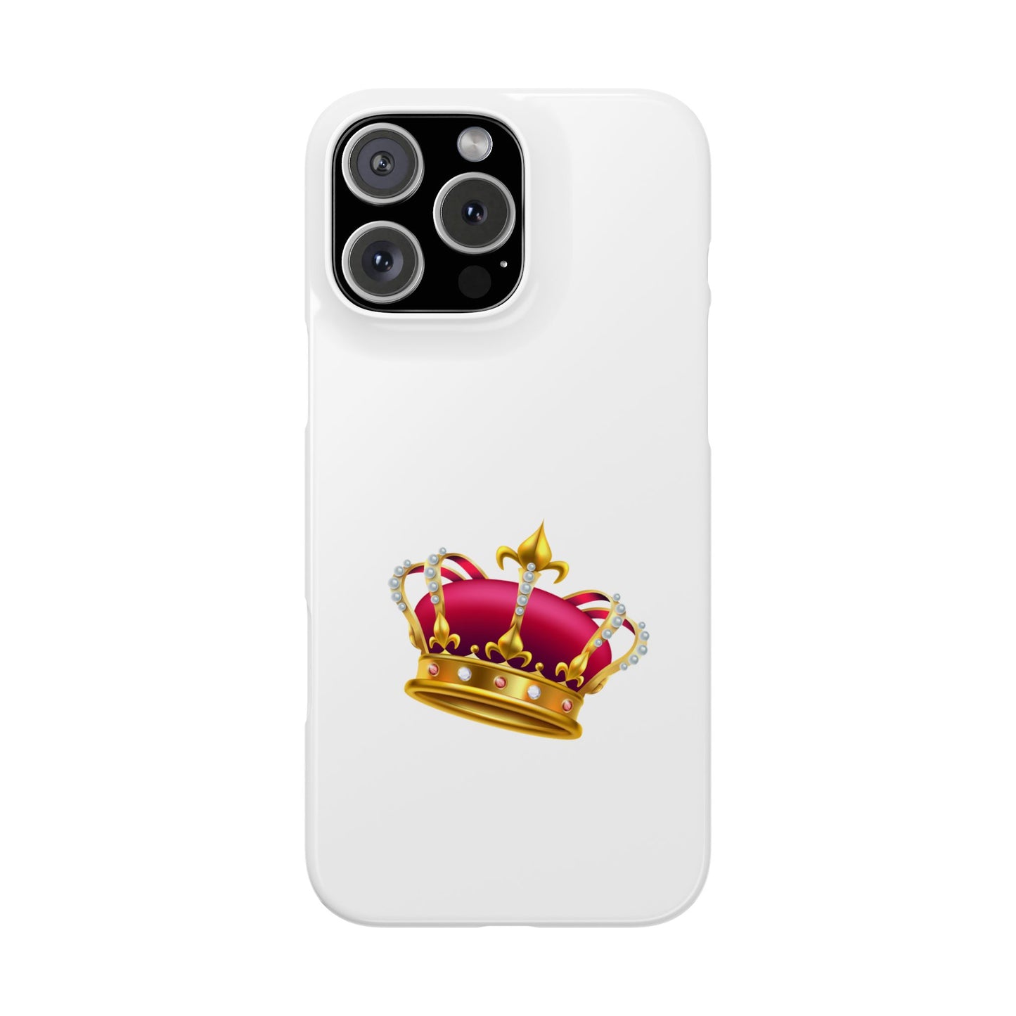 Stylish Crown Phone Case | Slim Fit, Fun Design, Ideal Gift for Royalty Lovers, Birthday or Holiday Present, Phone Accessories