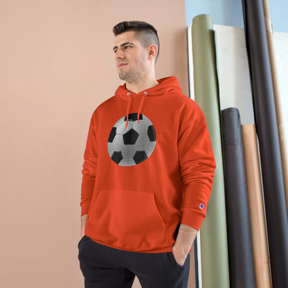 Dynamic Football Design - Sports Passion and Energeic Champion Hoodie