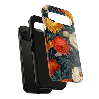 Floral Tough Case for Phones | Durable Floral Phone Cover, Boho Chic, Unique Gift for Her, Phone Protection, Flower Design