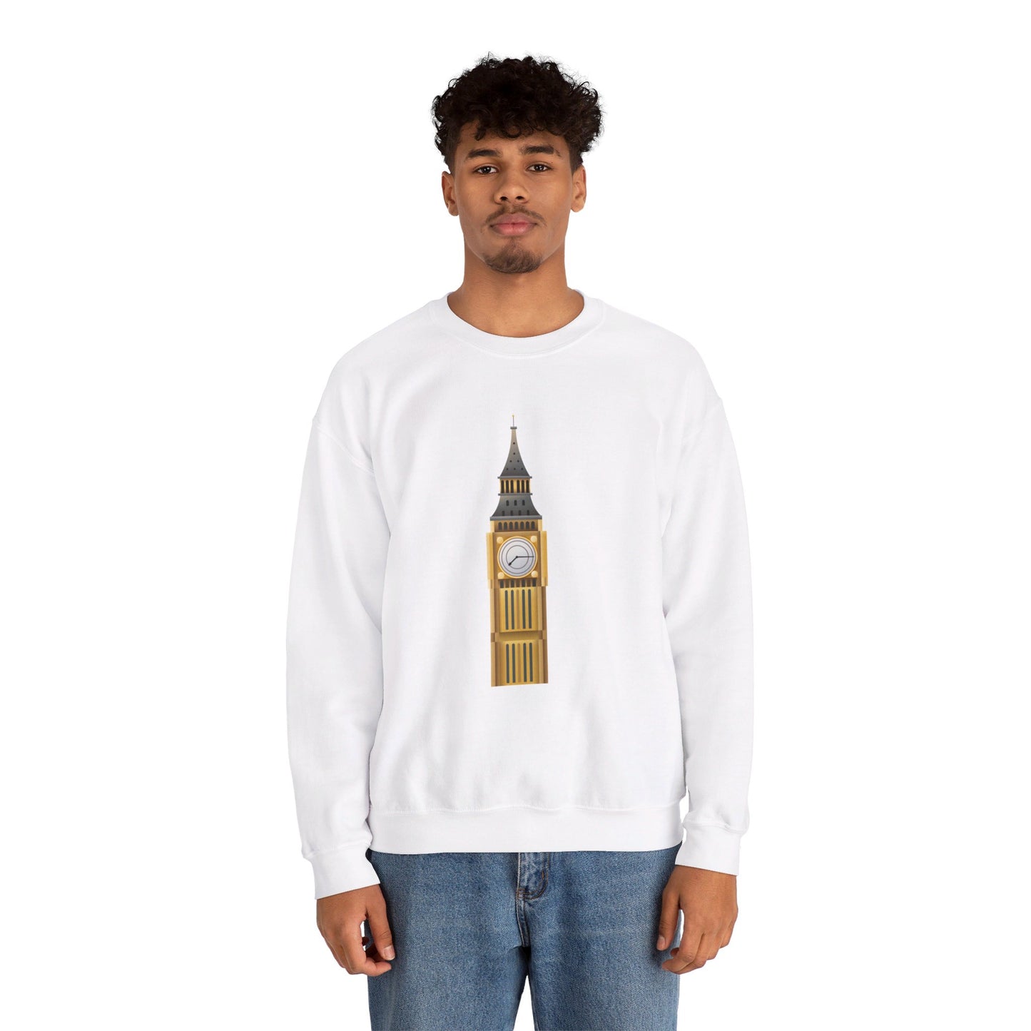 Unisex Heavy Blend™ Crewneck Sweatshirt Classy - Iconic Big Ben Clock Tower
