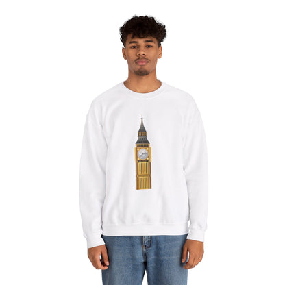 Unisex Heavy Blend™ Crewneck Sweatshirt Classy - Iconic Big Ben Clock Tower
