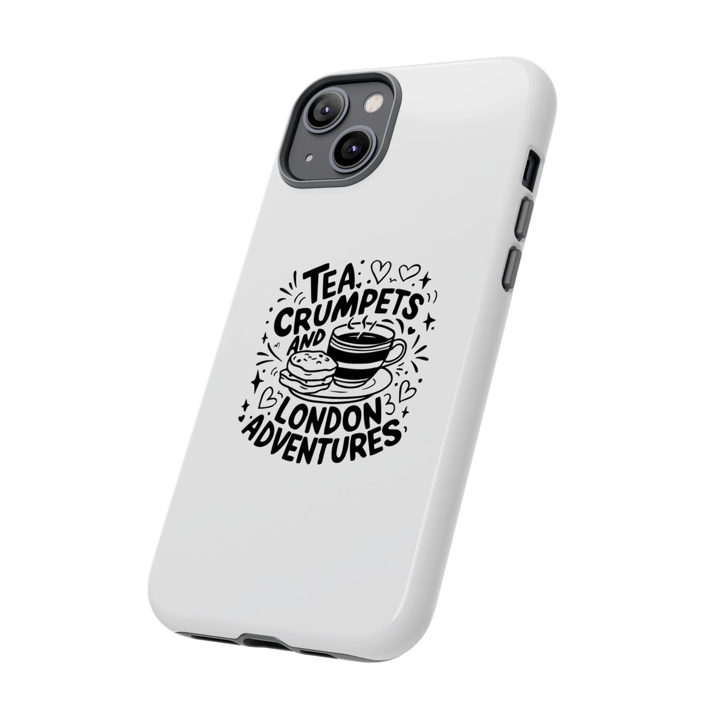London Adventures Phone Case - Tea & Crumpets Design