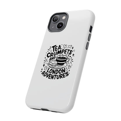London Adventures Phone Case - Tea & Crumpets Design
