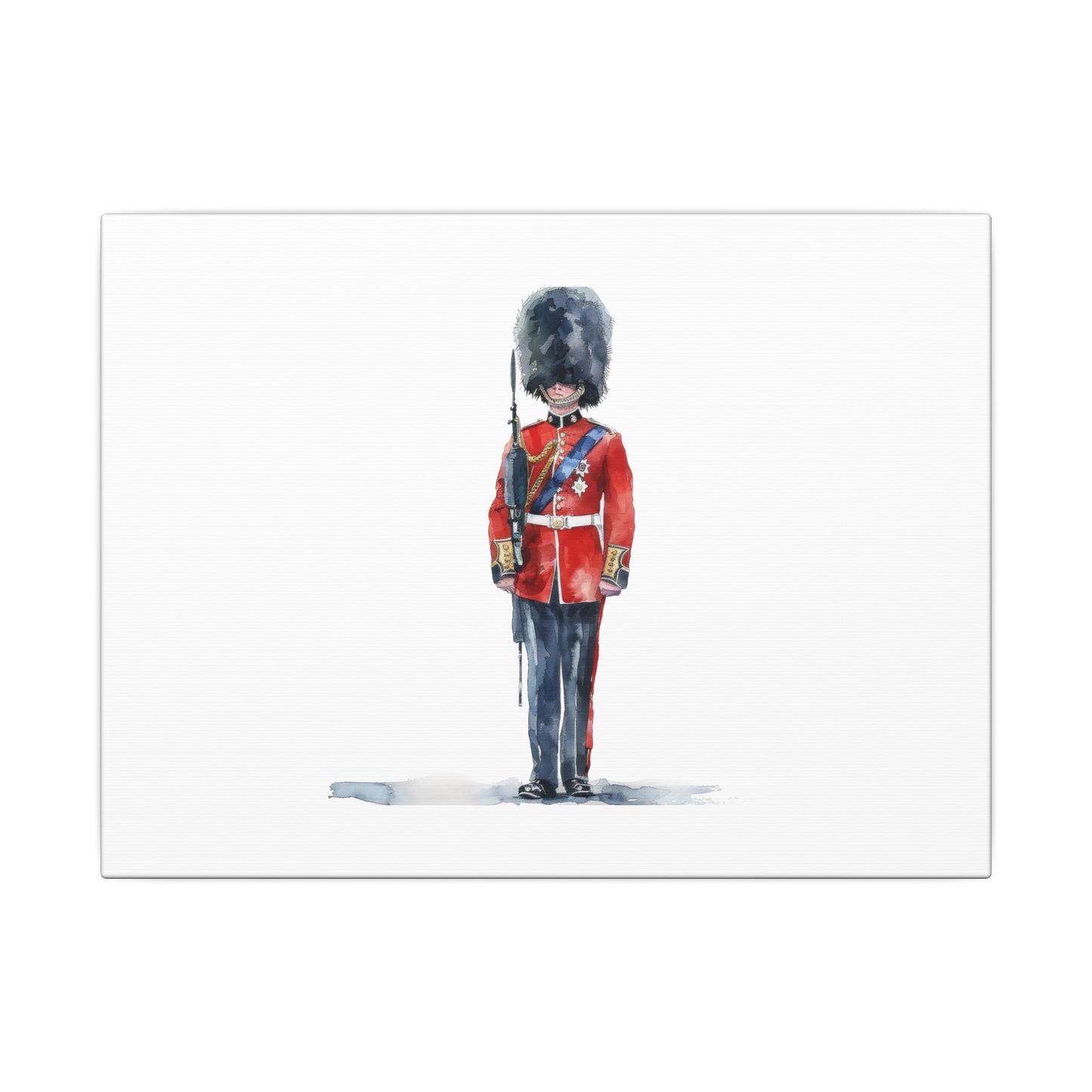 Royal Guard Canvas Art Print, British Soldier Wall Decor, Home Decoration, Gift for History Lovers, Art for Offices, Unique Wall Gallery