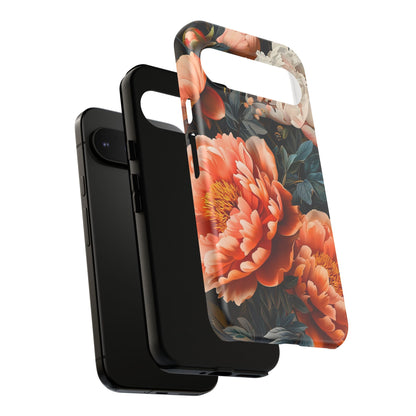 Floral Phone Case - Tough Cases, Durable Cover, Flower Design, Unique Gift, Phone Accessories