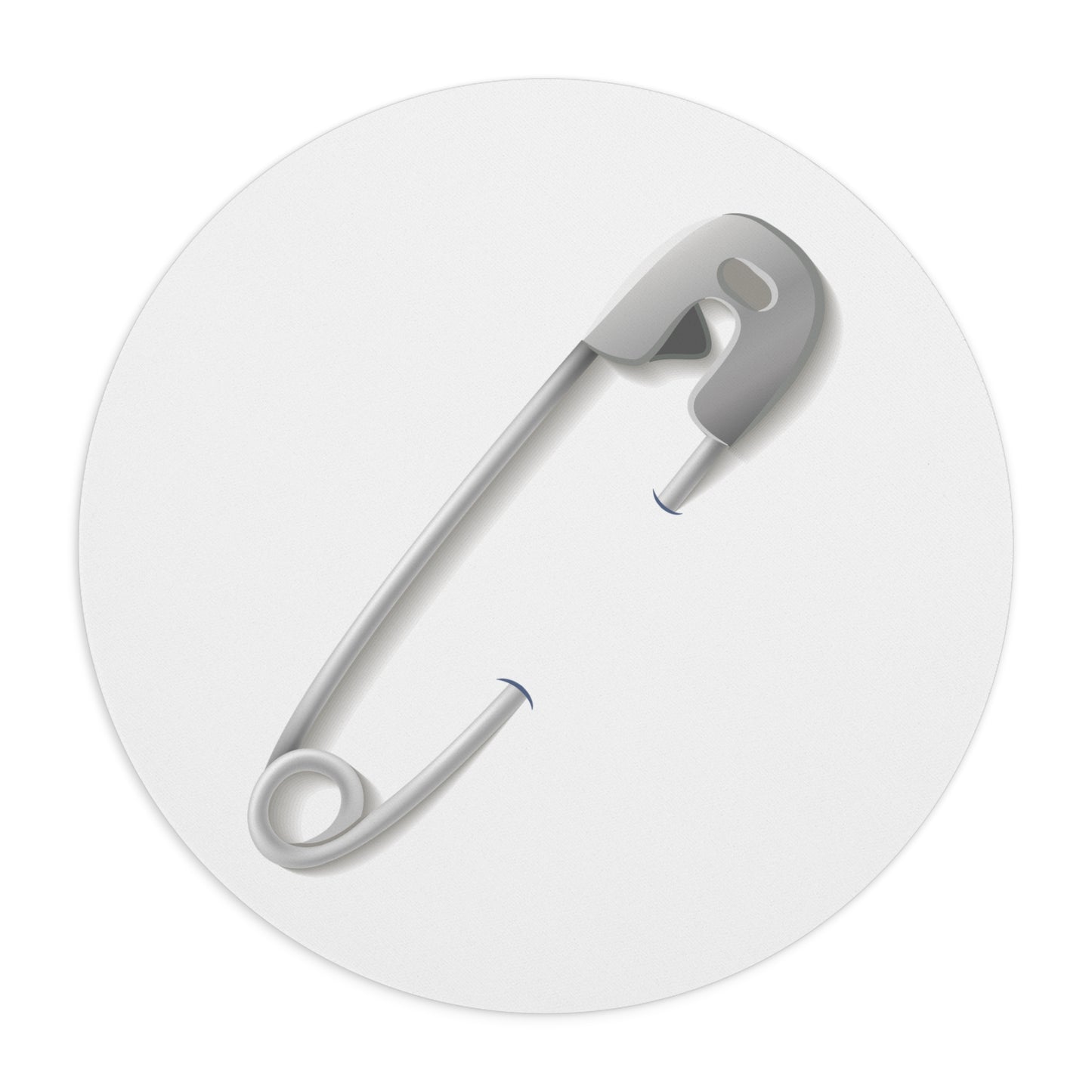 Minimalist Safety Pin Mouse Pad, Stylish Desk Accessory, Computer Mousepad, Gift for Office, Modern Home Decor, Unique Workstation
