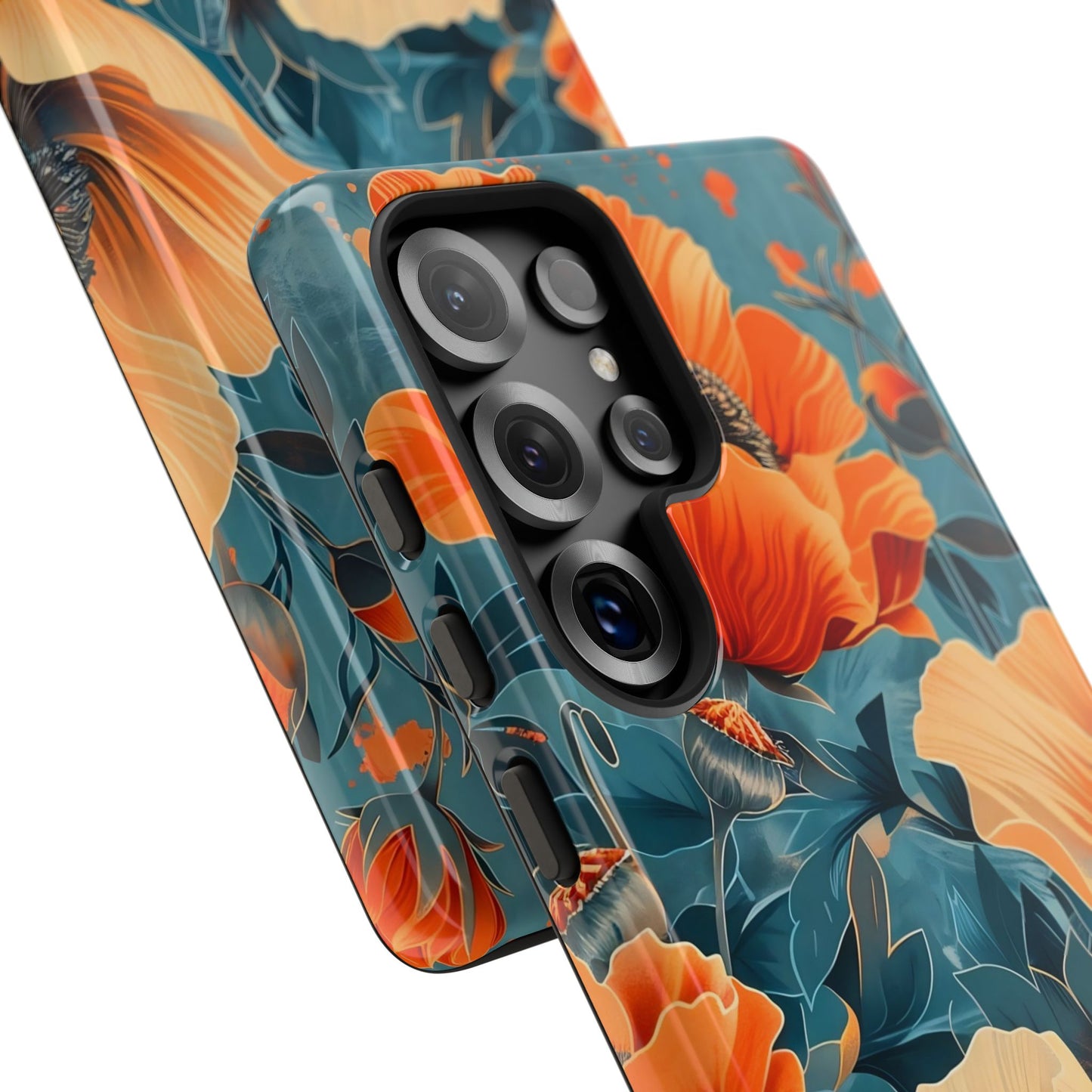 Floral Phone Case, Tough Cases for Protection and Style, Spring Aesthetic, Gift for Her, Phone Accessory for Nature Lovers