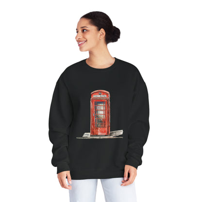 Unisex NuBlend® Crewneck Sweatshirt - Iconic British Public Telephone