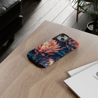 Floral Phone Case | Tough Cases, Floral Design, Phone Accessory, Gift for Her, Customizable Case, Nature Lover Gift