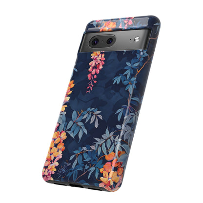Floral iPhone Case, Tough Phone Cover, Gift for Her, Nature Lover Accessory, Spring Decor, Unique Floral Design
