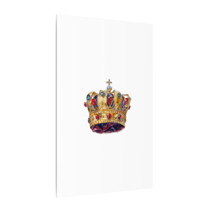 Crown Art Print, Royal Wall Decor, Matched for Home or Office, Gift for Art Lovers, Unique Royalty Artwork