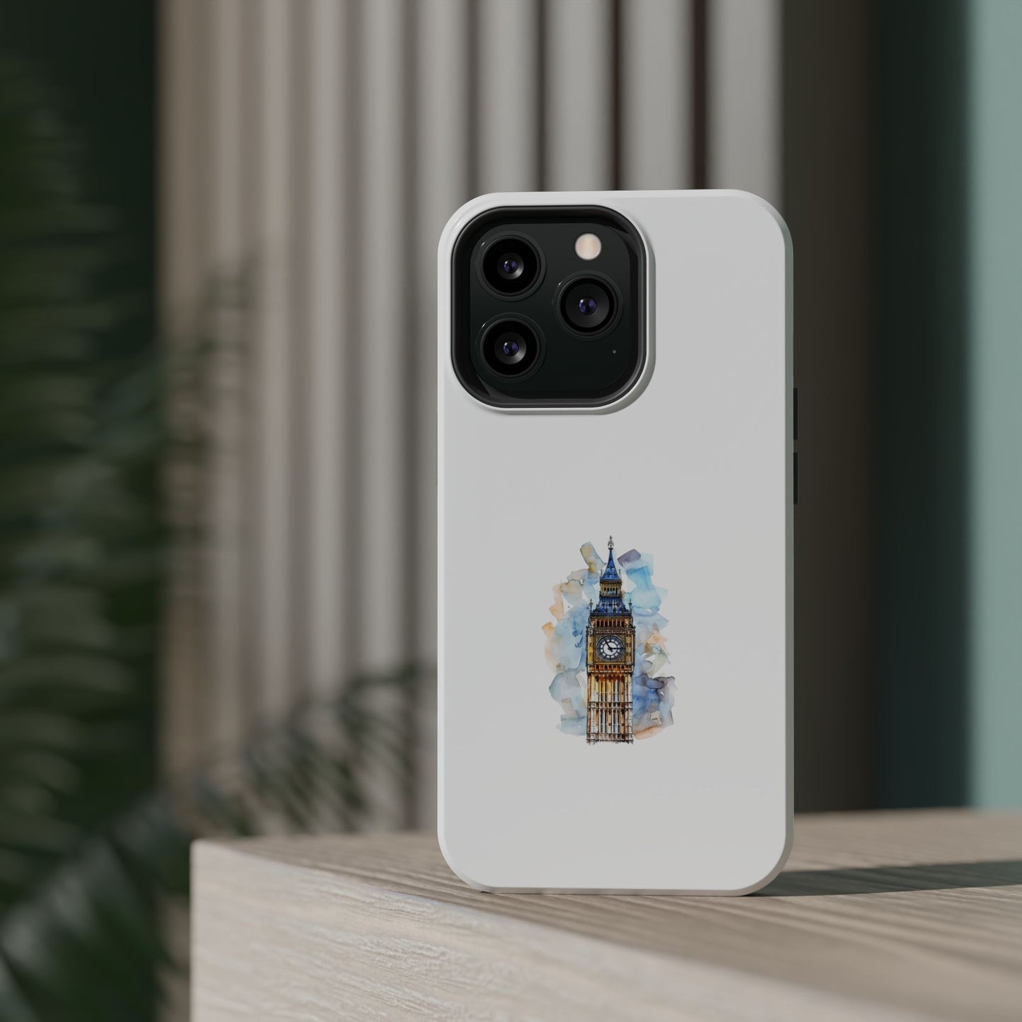 Artistic Magnetic Phone Cases with Iconic Designs, Unique Cell Phone Cover, London Tower Case, Gift for Travelers, Customizable Art Cases