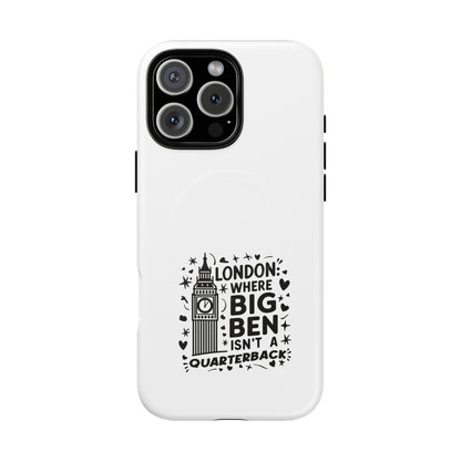 Magnetic Phone Case - London Big Ben Design, Protective Cover, Gift for Travelers, Trendy Accessory, Unique Phone Case