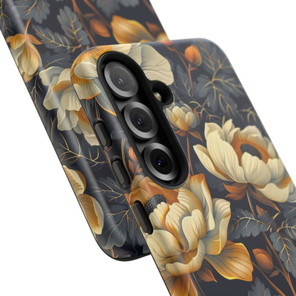 Floral Phone Case - Tough Cases, Stylish Mobile Cover, Flower Design, Holiday Gift, Trendy Accessory, Eco-Friendly Case