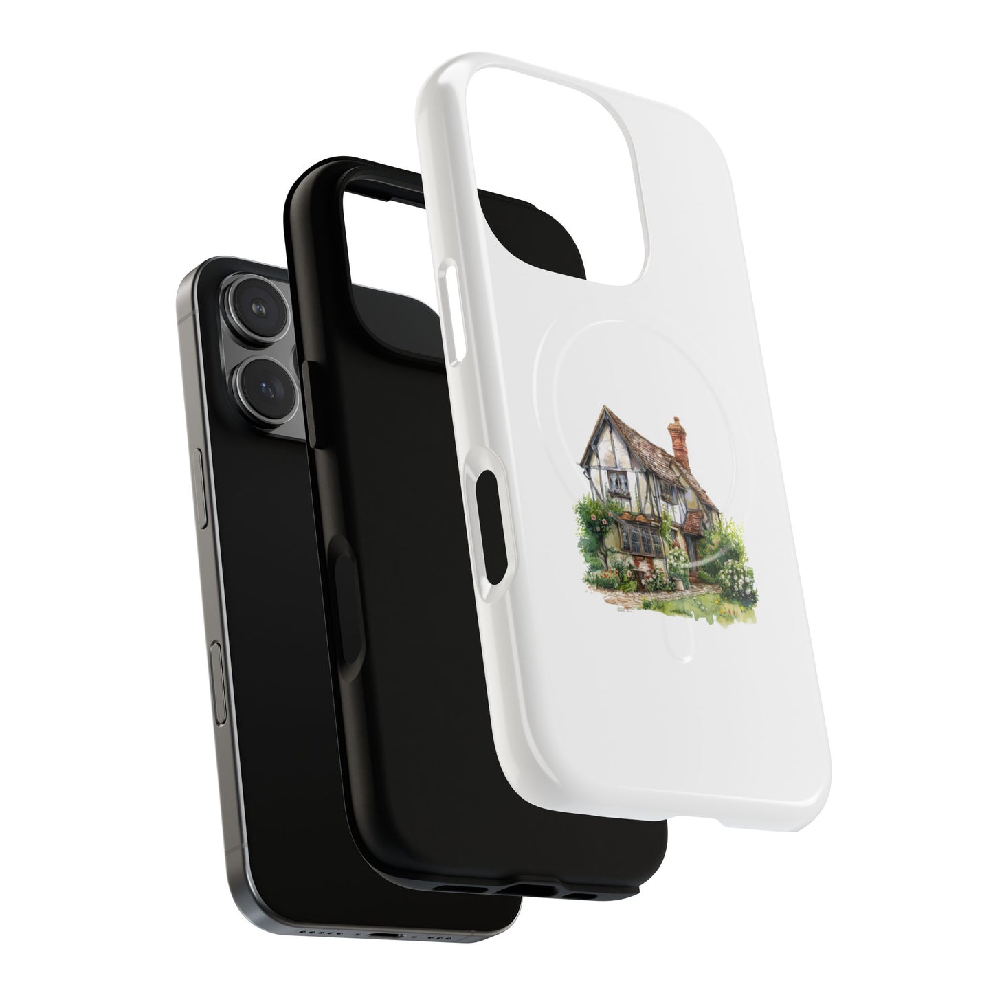 Charming Cottage Magnetic Phone Case | Tough & Durable iPhone Cover, Gift for Home Lovers, Personalized Phone Accessory