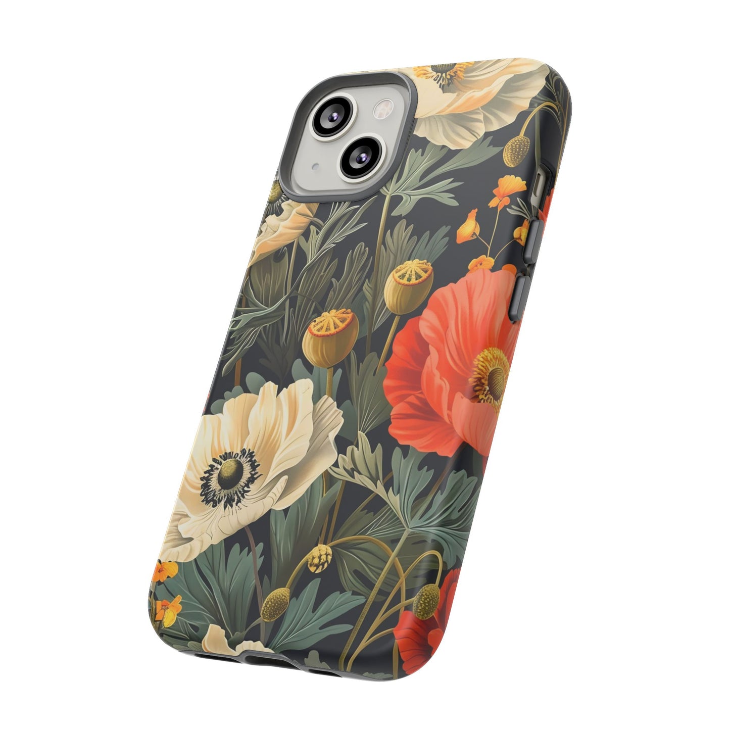 Floral Phone Case - Tough Cases with Vibrant Garden Design, Phone Accessory, Gift for Her, Spring Style, Nature Lover