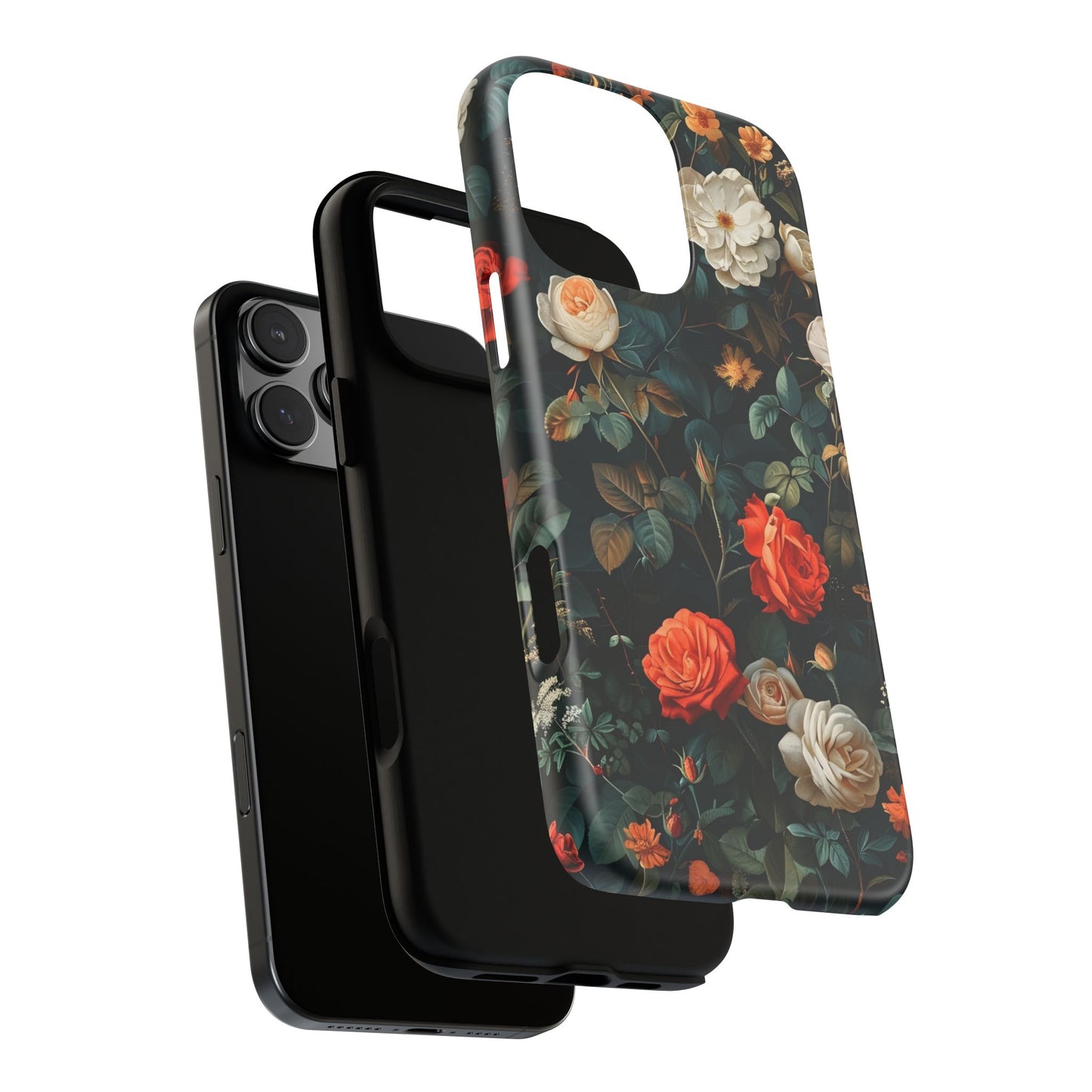 Floral Phone Case | Tough Cases with Elegant Design | Gift for Her, Mother's Day, Birthdays, Personalized, Trendy Tech Accessories