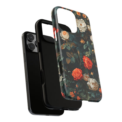 Floral Phone Case | Tough Cases with Elegant Design | Gift for Her, Mother's Day, Birthdays, Personalized, Trendy Tech Accessories