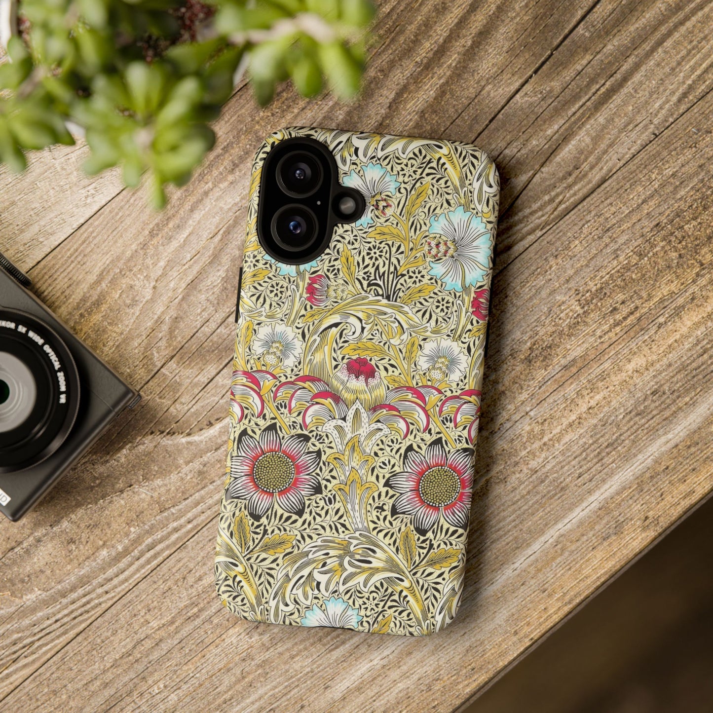Floral Phone Case - Tough Cases, Floral Design, Stylish, Protective, Unique Gift for Her, Phone Accessories
