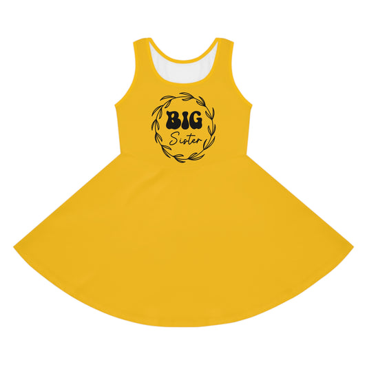 Girls' Sleeveless Sundress (AOP)