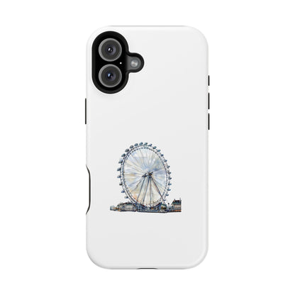 Stylish Magnetic Phone Cases with London Eye Design, Custom Phone Covers, Unique Gift for Travelers, Chic Electronic Accessories