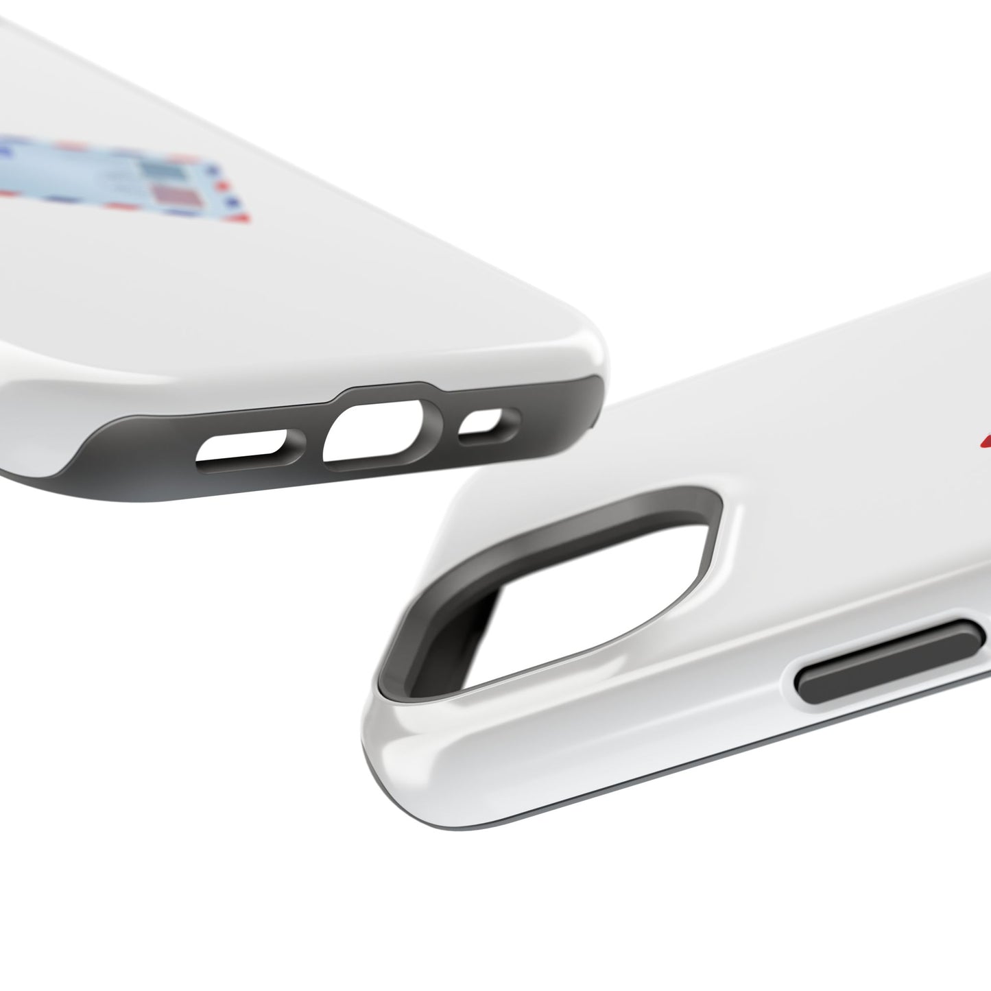 Air Mail Design Magnetic Phone Cases, Custom Phone Cover, Unique Gift for Travelers, Stylish Accessories for Holidays, Fun Phone Cases