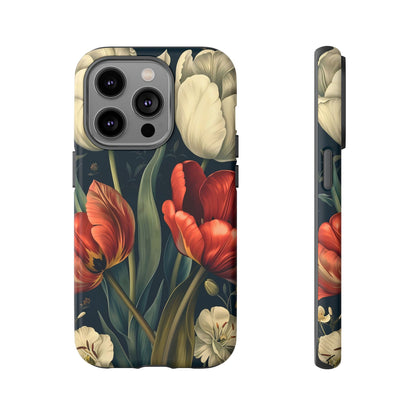 White Flower Tough Cases