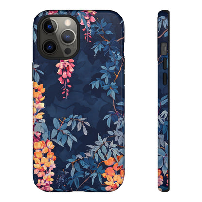 Floral iPhone Case, Tough Phone Cover, Gift for Her, Nature Lover Accessory, Spring Decor, Unique Floral Design