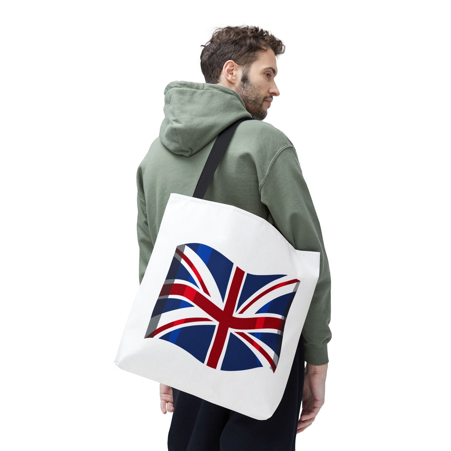 Union Jack Tote Bag, Stylish Reusable Shopping Bag, British Flag Carryall, Eco-Friendly Beach Tote, Gift for Travelers