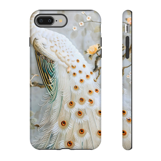 White peacock Tough Cases