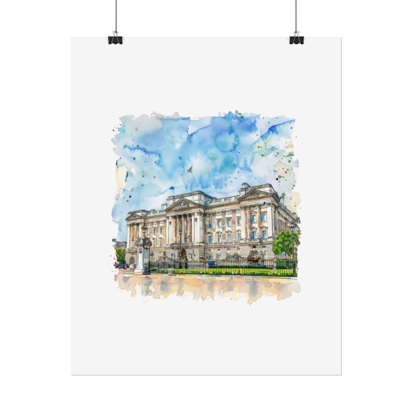 Watercolor Art Rolled Posters