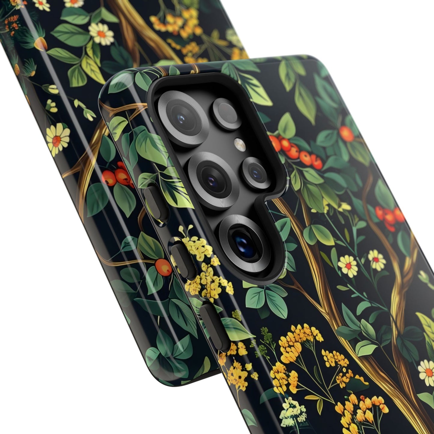Floral iPhone Case, Nature Inspired Tough Case, Botanical Phone Cover, Eco-Friendly Gift, Unique Floral Design