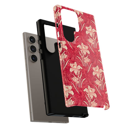 Floral Tough Phone Case - Durable, Stylish Accessory, Perfect Gift for Her, Floral Pattern, Customizable, Ideal for Daily Use