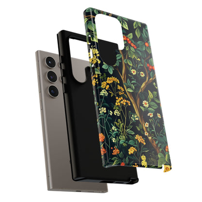 Floral iPhone Case, Nature Inspired Tough Case, Botanical Phone Cover, Eco-Friendly Gift, Unique Floral Design