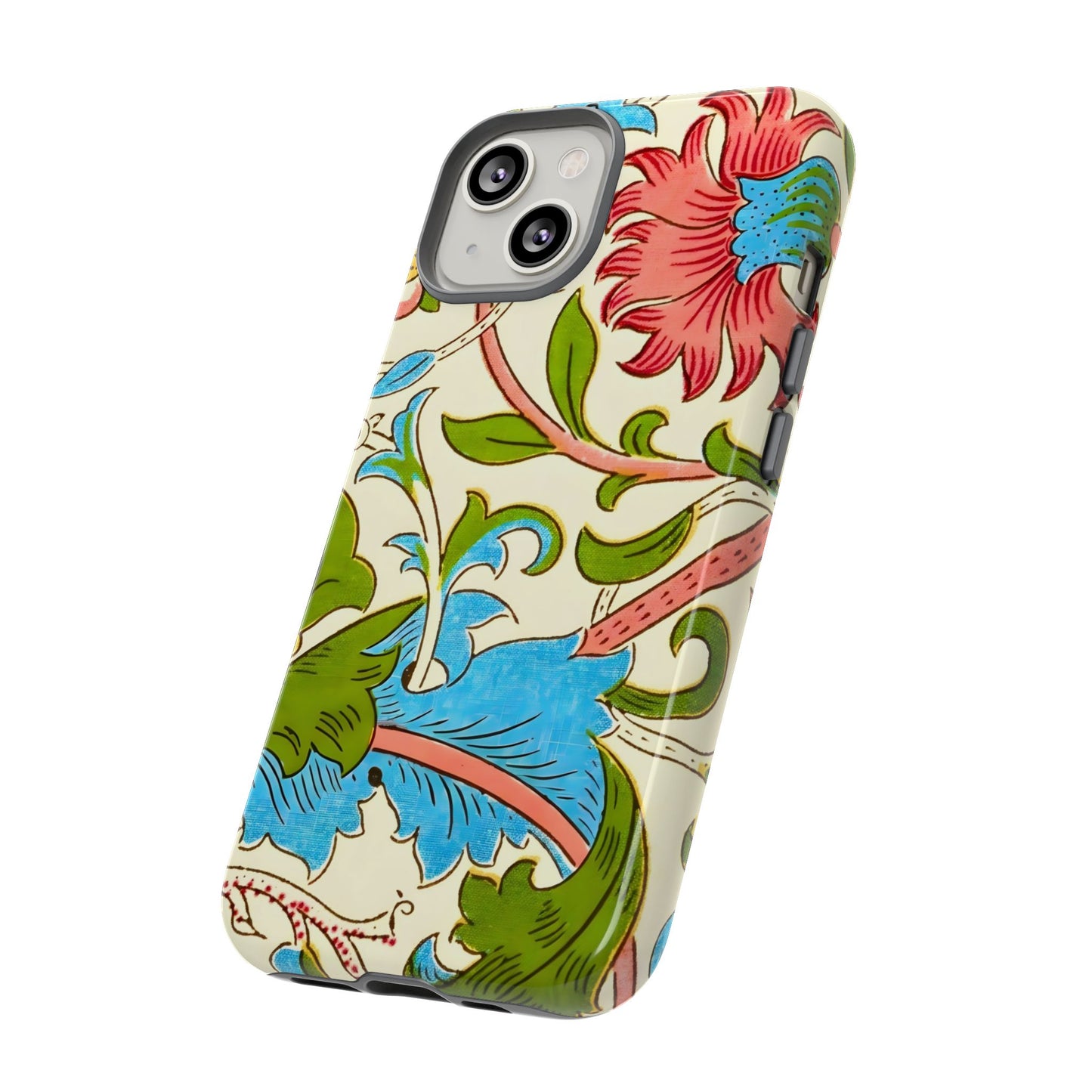 Tough Floral Phone Case - Artistic Smartphone Cover, Floral Print Gift, Protective Case | For Nature Lovers, Stylish Accessory, Phone [...]