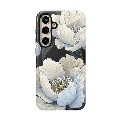 Floral Phone Case, Tough Cases for Women, Stylish Phone Cover, Floral Design Phone Protector, Nature Inspired Tech Accessories
