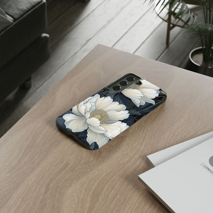 Elegant Floral Phone Case, Floral iPhone Cover, Flower Art Phone Case, Eco-Friendly Mobile Protection, Tough & Stylish Phone Case