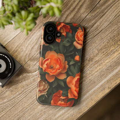 Stylish Floral Phone Case, Tough Cases, Floral Phone Cover, Gift for Her, Spring Accessories, Mother's Day, Phone Protection