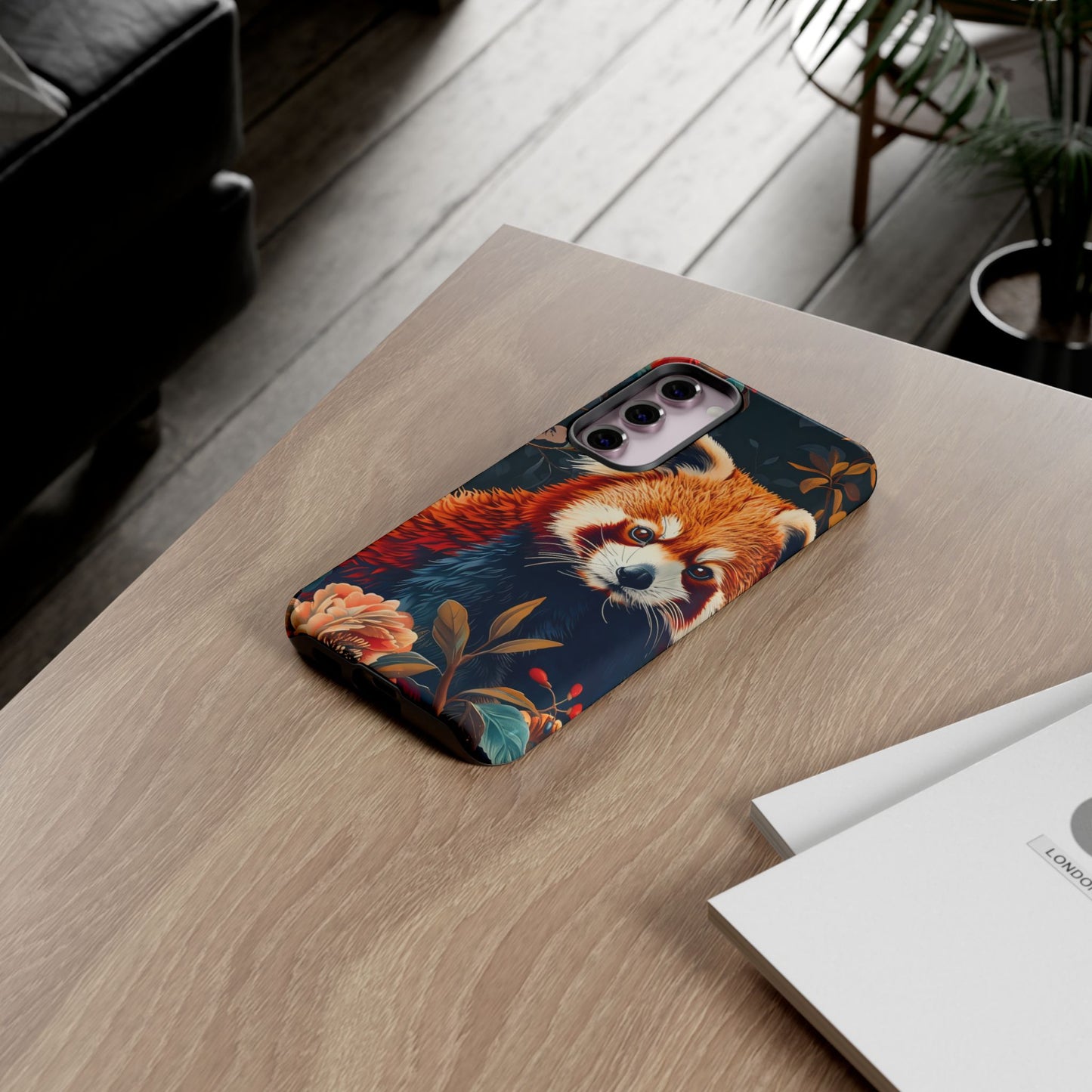 Cute Red Panda Phone Case, Wildlife Lover Gift, Tough Cases for iPhone, Nature-Themed Phone Cover, Animal Art Shell, Cute Tech Accessories