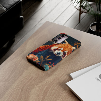 Cute Red Panda Phone Case, Wildlife Lover Gift, Tough Cases for iPhone, Nature-Themed Phone Cover, Animal Art Shell, Cute Tech Accessories