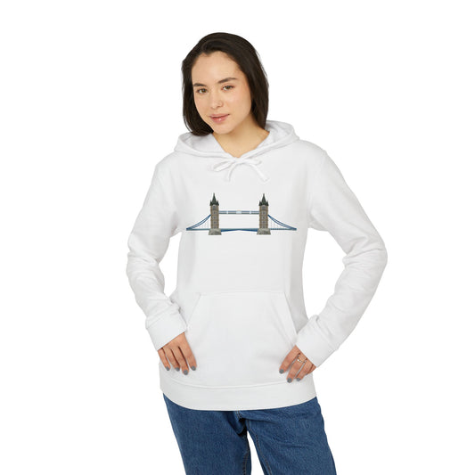 London Bridge Fleece Hoodie - Adidas Unisex Cozy Outerwear