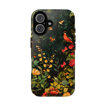 Floral Tough Phone Case, Nature-Inspired Design, Ideal for Garden Lovers, Gift for Birthdays, Christmas, Eco-Friendly Accessory