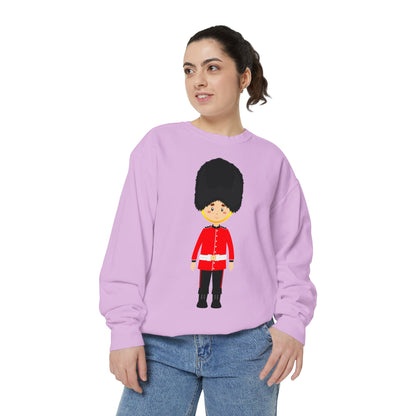 Unisex Garment-Dyed Sweatshirt - The Scarlet Soldier - Bodmin Keep Museum