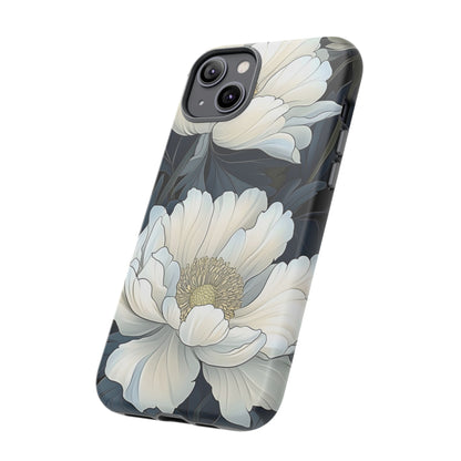 Elegant Floral Phone Case, Floral iPhone Cover, Flower Art Phone Case, Eco-Friendly Mobile Protection, Tough & Stylish Phone Case