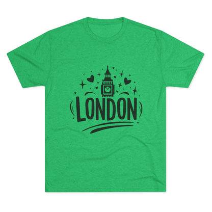 London Cozy Unisex Tri-Blend Crew Tee