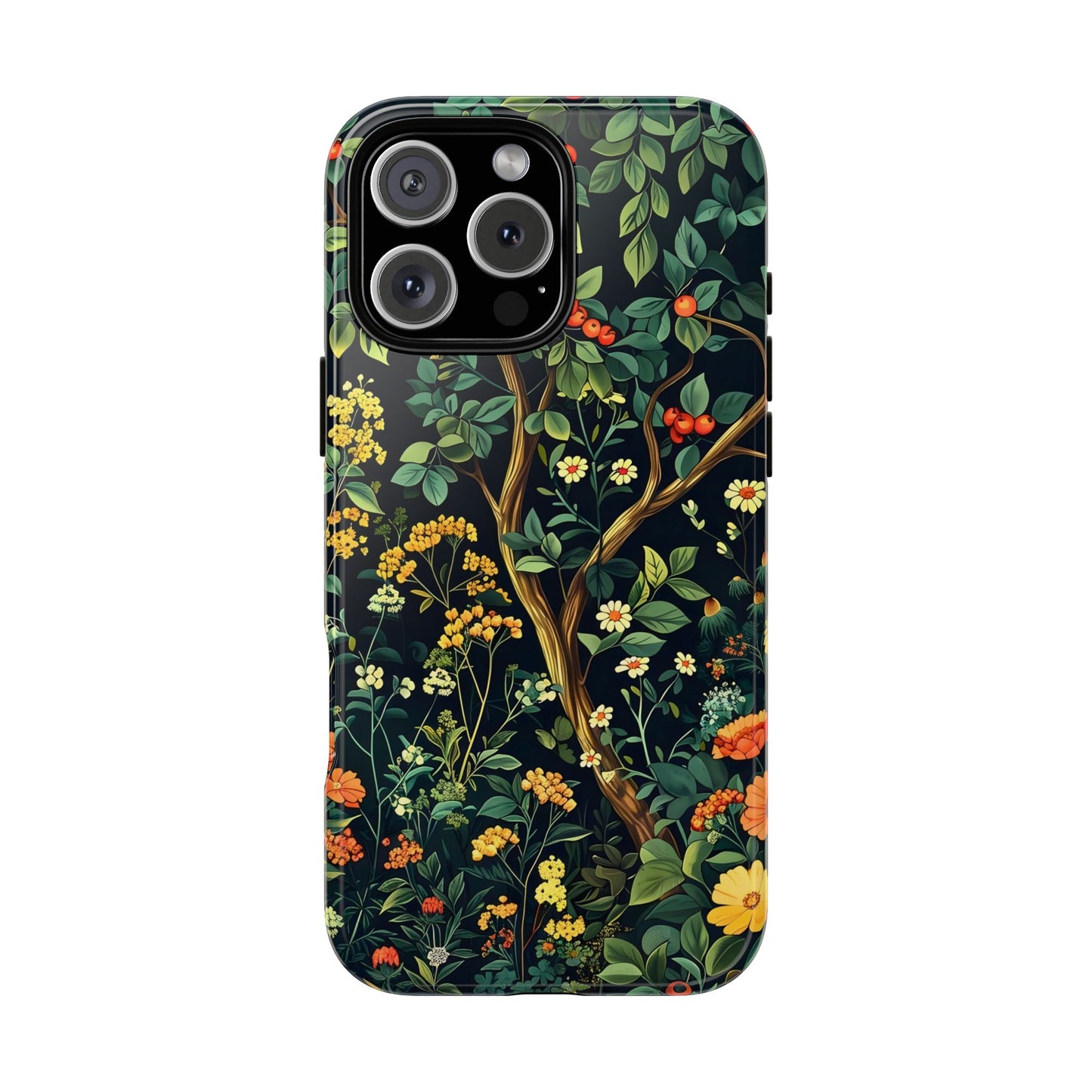 Floral Phone Case - Tough Cases, Colorful Nature Design, Gift for Flower Lovers, Phone Accessory, Unique Cell Phone Cover