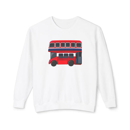 Unisex Lightweight Crewneck Sweatshirt - British English Bus