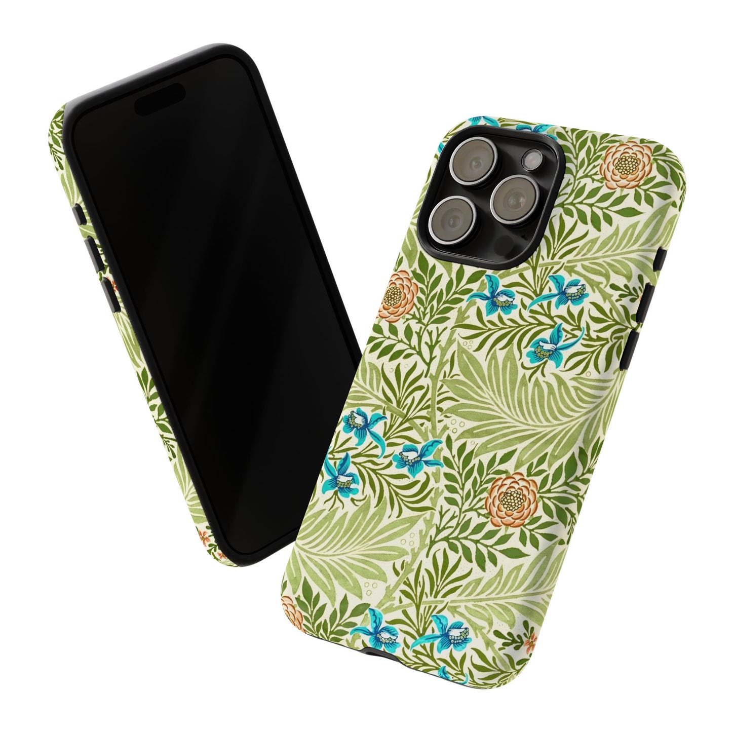 Tough Cases Phone Case, Botanical Print Phone Cover, Floral Smartphone Accessory, Nature-Inspired Tech Gear, Gift for Plant Lovers