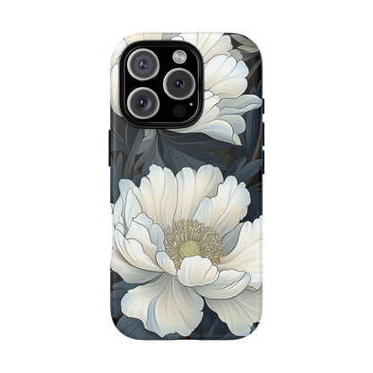 Elegant Floral Phone Case, Floral iPhone Cover, Flower Art Phone Case, Eco-Friendly Mobile Protection, Tough & Stylish Phone Case